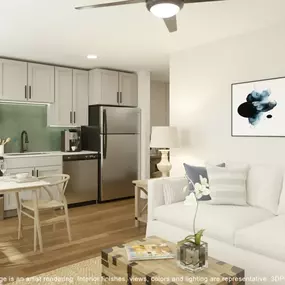 Living room area