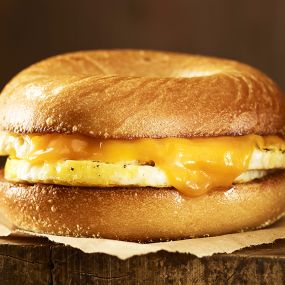 Cheddar Cheese Breakfast Egg Sandwich