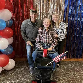 Celebrating Veteran’s Day with our two favorite Vets!  Thank you so much to everyone that has sacrificed their lives for us and our freedom.  We will never be able to repay you!