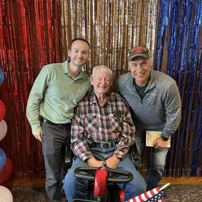 Celebrating Veteran’s Day with our two favorite Vets!  Thank you so much to everyone that has sacrificed their lives for us and our freedom.  We will never be able to repay you!