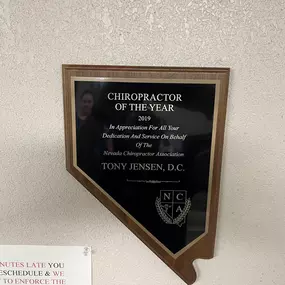 chiropractor of the year award