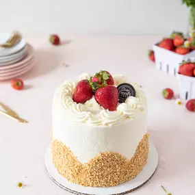 Berry delicious goodness! A delightful mix of fresh berries and whipped cream atop a fluffy shortcake, bringing the best of summer to your plate.