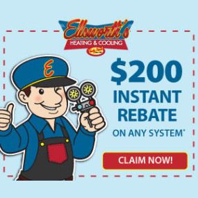 Up to $200 in instant rebate with purchase of any system