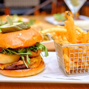 Burger and Fries