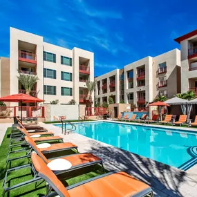 Downtown resort pool