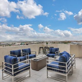 Rooftop deck with 360 views