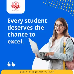 At Pass 11 Plus Grammar, we believe every student should have the opportunity to succeed. With the right support and guidance, we help students achieve their full potential in their academic journey.