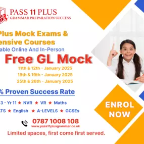 Hurray! We are offering free GL Mock Exams.