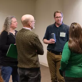 Coaching attendees of the Indiana Land Protection Alliance conference in 2024