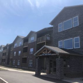 Exterior of Lake Park Senior Apartments