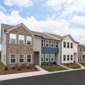 Streetscape at Laurelwood in Douglasville by Ashton Woods