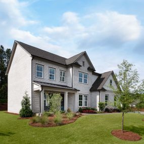 Exterior of model home at Garrison Parc