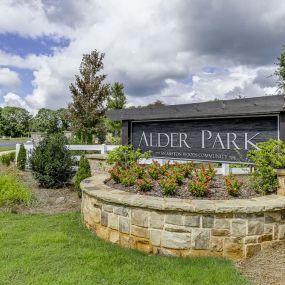 Entrance Alder Park in Conyers by Ashton Woods