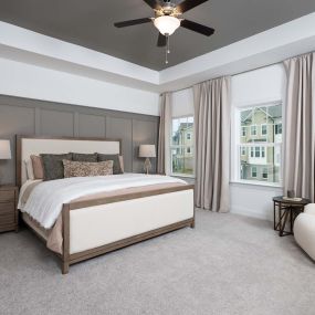 Primary Bedroom photo of the new home model at Encore in Duluth, GA.
