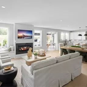 Expansive, open-concept living levels with an abundance of natural light