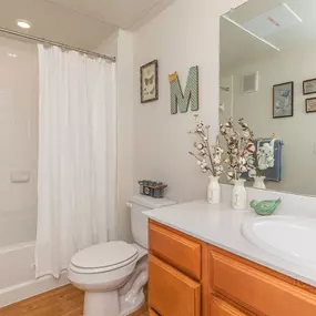 Bathroom with tub