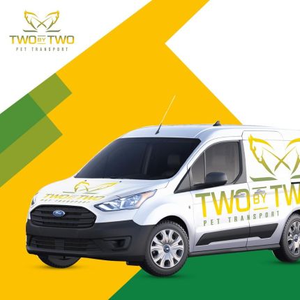 Logo od two by two pet transport