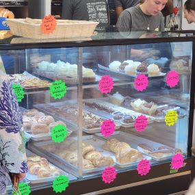 The Hole in One in Yarmouth, Massachusetts, offers hand-cut donuts, homemade muffins, cupcakes, biscuits, bread, bagels, cookies and more.