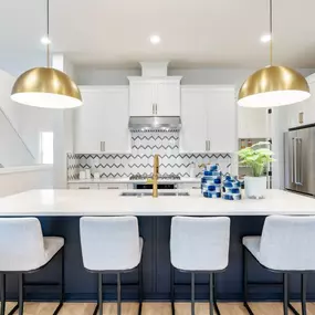 Well-designed kitchen of the Brookings home design