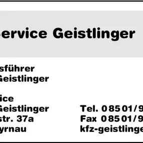 Bild von Kfz-Service Geistlinger GmbH & Co. KG