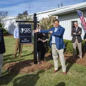 W. Powell Jones at the SRS office in Thomasville, Georgia