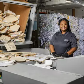 SRS shredding technician