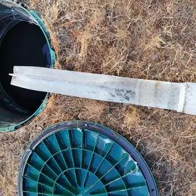 Septic filter cleaning