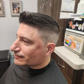 High and Tight Haircut With Bald Fade in West Knoxville, TN