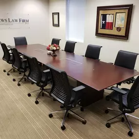 The Daws Law Firm conference room