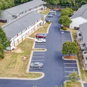 Parking lot at Ashford Place Apartments