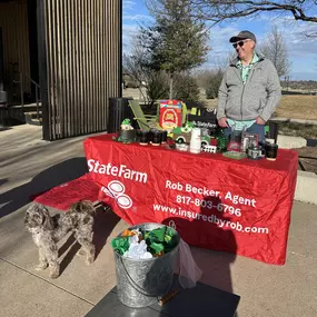 Let's Get Shamrocked! I hope you made it to the Front Porch for live music by Tyler Bond and airbrush tattoos sponsored by Rob Becker, State Farm.  There were giant games, food trucks: Flat Top Biscuits, Rokis and Texas Ice Cream. We passed out green beaded necklaces and helped with the photo op and enjoyed good conversation with our neighbors.