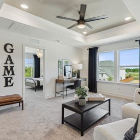 Game rooms and flexible living areas