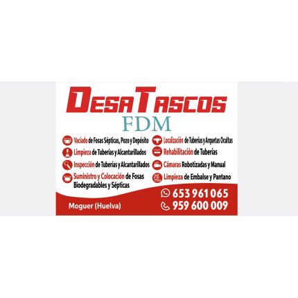 Logotipo de Desatascos FDM