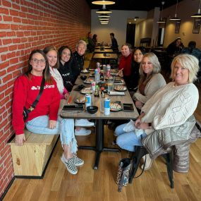 A late Valentine’s Day celebration for the best team around! 
The service team enjoyed Niku Japanese Kitchen for lunch followed by pedicures while the sales team enjoyed Steak & Lobster at Casa Mia