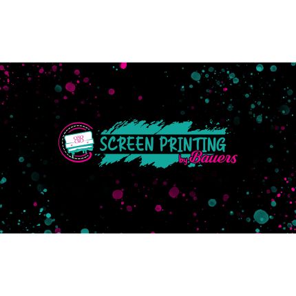 Logótipo de Screen Printing By Bauers