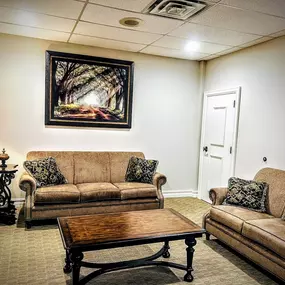 Waiting room for Schaudt funeral and cremation
5757 S Memorial Dr, Tulsa, OK 74145, USA