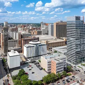 Aerial View of the Area Surrounding Vision on Lombard