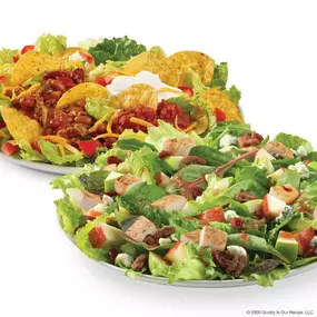 Wendy’s Taco Salad and Apple Pecan Chicken Salad