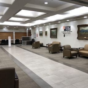 Hospital waiting lobby