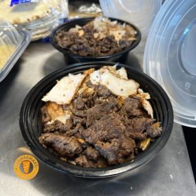 SHAWARMAATI - Mediterranean food Is now Open In Gilbert, Az. Picture of Beef Chicken Shawarma Bowl - Combination meats - menu https://shawarmaati.com