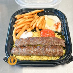 SHAWARMAATI - Mediterranean food Is now Open In Gilbert, Az. Picture of beef kebab - menu https://shawarmaati.com