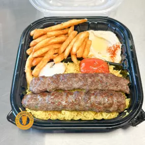 SHAWARMAATI - Mediterranean food Is now Open In Gilbert, Az. Picture of beef kebab - menu https://shawarmaati.com