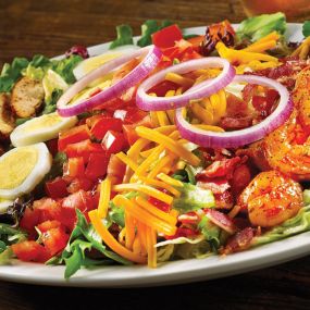 Cobb Salad with Blackened Shrimp & Chicken