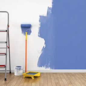 We can revitalize your home’s interior with our expert wall painting services.