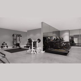 Vernon Lofts fitness center
