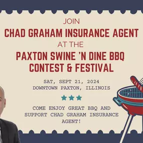 Firing up the grill for some friendly competition! I’m excited to be competing in the Paxton Swine 'N Dine BBQ Contest tomorrow. Come out for great food, fun, and support!