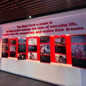 We had the pleasure of touring our own State Farm Corporate headquarters last week! So proud of our beautiful building and the great people that make it run. Thank you Alyson Griffin and Sean Kingsbury for the tour/marketing update and Buck Farley for the remarkable tour of the museum! Fun highlight -  seeing my sister on the Good Neighbor give back history board in the museum!