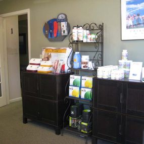 Products sold at Pontious Chiropractic.