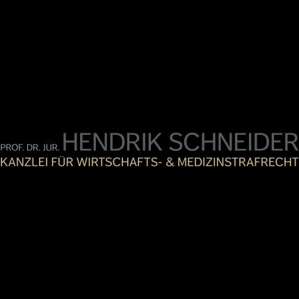 Logotyp från RA Prof. Dr. jur. Hendrik Schneider Kanzlei für Wirtschafts- & Medizinstrafrecht