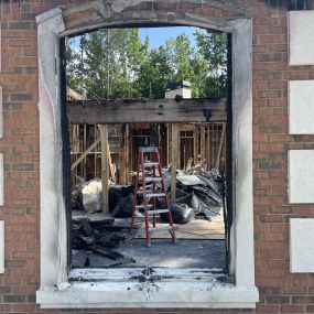 Remodeling after a fire is challenging, but with careful planning, hiring a licensed general contractor, and a positive outlook, it is possible to turn a devastating event into an opportunity for improvement. This house burned in Buford, Georgia.